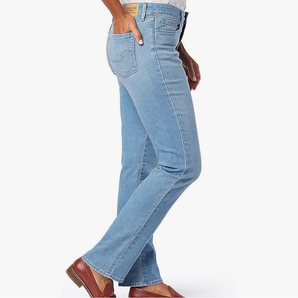 Levi Strauss Signature Light Blue Boyfriend Jeans - Picture 1 of 4